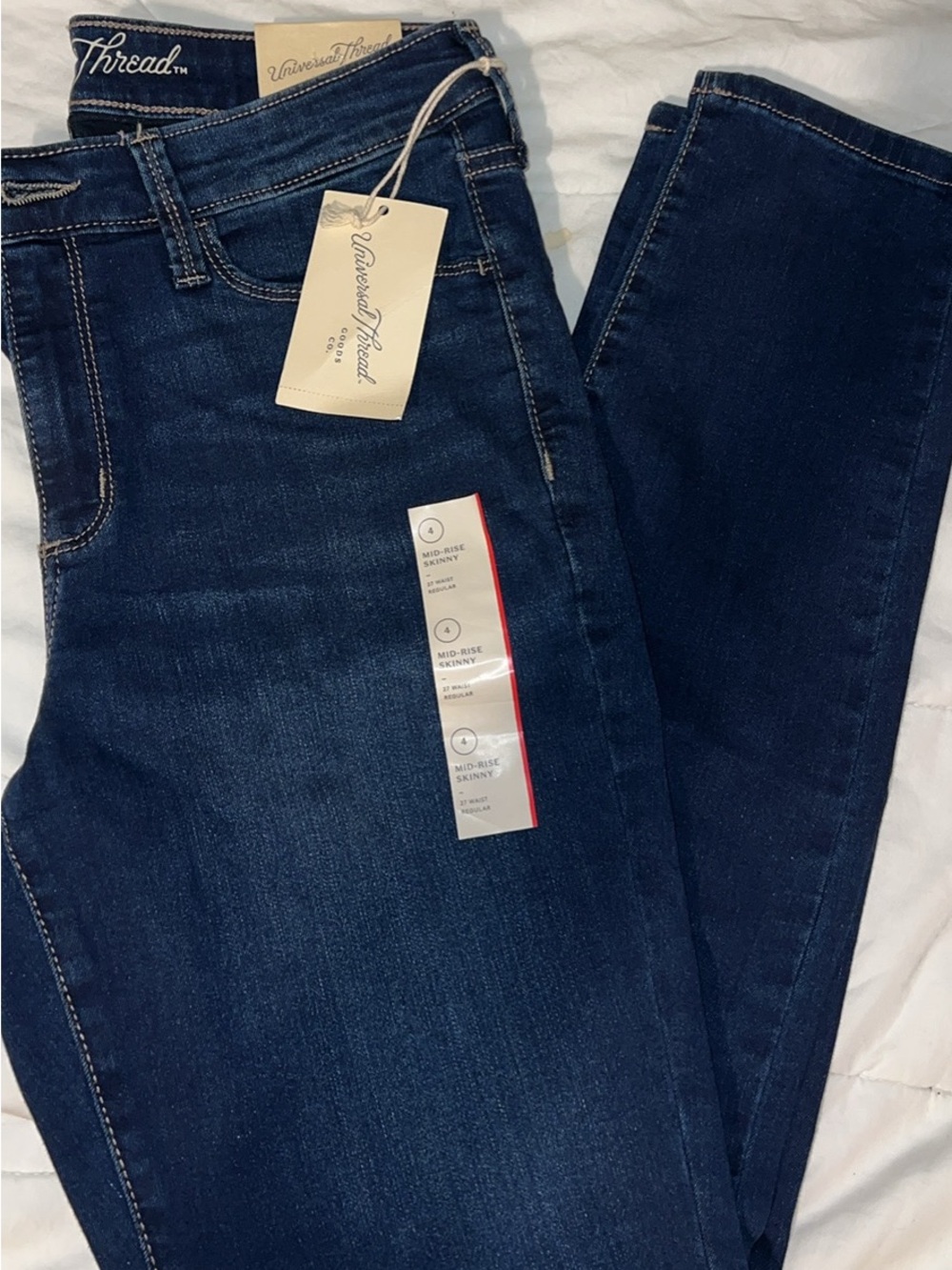 Womens Mid Rise Skinny Jeans size 4